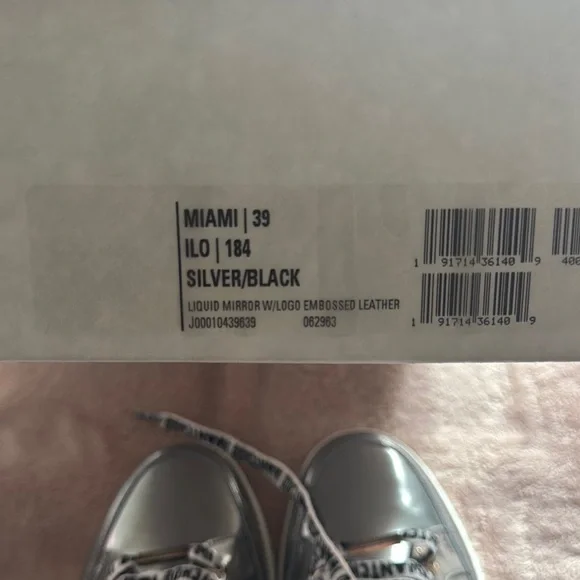 Jimmy Choo Silver Miami women’s sneakers - Picture 7 of 7